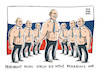 Cartoon: Rücktritt Russland Regierung (small) by Schwarwel tagged putin,russland,moskau,kreml,regierung,rücktritt,medwedjew,reformen,verfassungsreform,parlament,außenpolitik,politik,politiker,cartoon,karikatur,schwarwel