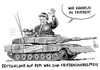 Cartoon: Rüstungsexporteur Deutschland (small) by Schwarwel tagged rüstungsexporteur,deutschland,rüstung,waffen,export,panzer,militär,krieg,zerstörung,wirtschaftsminister,sigmar,gabriel,wffenexport,verdopplung,spitze,führung,frieden,friedenspanzer,gewehr,bombe,terror,friedensnobelpreis,karikatur,schwarwel