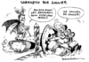 Cartoon: Sarkozy schiebt Roma ab (small) by Schwarwel tagged sarkozy,roma,abschiebung,ausländer,gallier,karikatur,schwarwel