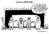 Cartoon: Schuldparade Loveparade (small) by Schwarwel tagged loveparade,schuld,duisburg,mcfit,stadt,polizei,karikatur,schwarwel