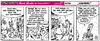 Cartoon: Schweinevogel Strip Gewimmel (small) by Schwarwel tagged schwarwel,schweinevogel,iron,doof,sid,pinkel,gewimmel,psychologe,psychologie,wahrheit,leute,bevölkerung,menschen,masse,volk,nichtigkeit,nullnummer,lüge,ehrlichkeit,leipzig,comic