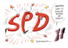 Cartoon: SPD im Kampf um ihre Zukunft (small) by Schwarwel tagged groko,große,koalition,bundestagswahl,2017,wahl,spd,partei,parteien,cdu,csu,fdp,die,linke,grüne,nahles,martin,schulz,zwergensuaftsand,regierungsbildung,neuwahlen,nogroko,jusos,landesparteitag,merkel,klo,toilette,politik,deutschland,politiker,politikerin,parteichefin,sondierung,sondierungsgespräche,thesenpapier,sondierungspapier,fraktion,fraktionschefin,parteilinke,koalitionsverhandlungen,sonderparteitag,karikatur,schwarwel