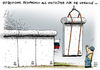 Cartoon: Ukraine erwägt Mauerbau (small) by Schwarwel tagged ukraine,krise,mauerbau,bau,mauer,putin,obama,merkel,russland,us,usa,deutschland,politik,krieg,wirtschaft,großmächte,ddr,friedliche,revolution,karikatur,schwarwel,ost,osten,ostdeutsch,restposten,hilfsgüter,hilfe,unterstützung