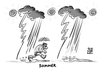 Cartoon: Unwetter in Deutschland (small) by Schwarwel tagged unwetter,deutschland,wetter,regen,sonne,blitz,donner,absage,veranstaltung,festspiele,festivals,karikatur,schwarwel