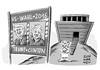 Cartoon: US Vorwahlen Clinton (small) by Schwarwel tagged us,usa,vorwahl,wahl,clinton,united,staates,staaten,kalifornien,präsidentschaftskandidatur,präsidentschaftskandidaten,präsident,president,demokrat,demokratie,demokraten,karikatur,schwarwel