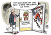 Cartoon: Verurteilung Lagarde (small) by Schwarwel tagged schuld,schuldspruch,gericht,recht,gesetz,urteil,verurteilung,strafe,ex,finanzministerin,iwf,chefin,chef,fahrlässigkeit,weihnachtsmann,weihnachten,karikatur,schwarwel