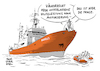 Cartoon: Völkerrecht gegen Seerecht (small) by Schwarwel tagged lifeline,aquarius,seenot,seenotretter,vlkerrecht,seerecht,mittelmeer,mittelmerroute,grenze,grenzen,rettung,flüchtlingsroute,mittelmeerroute,kapitän,flüchtlinge,geflüchtete,flüchtlingskrise,flüchtlingspolitik,abschiebung,rassismus,rassisten,rassistisch,seehofer,cdu,söder,bayern,menschlichkeit,humanismus,ärzte,ohne,hilfsorganisation,hilfsorganisationen,cartoon,karikatur,schwarwel