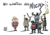 Cartoon: Wir schaffen das (small) by Schwarwel tagged wir,schaffen,das,angie,angela,merkel,slogan,cdu,csu,afd,alternative,für,deutschland,die,linke,wutbürger,rechte,nazis,nazi,rechtspopulismus,rechtsextrem,rechts,molotow,geflüchtete,flüchtlinge,flüchtlingsheime,flüchtlingspolitik,flüchtlingskrise,karikatur,s