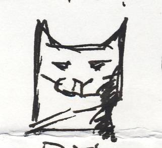 Cartoon: Katze  gekritzelt (medium) by manfredw tagged ähnlichkeit,kritzel,katze