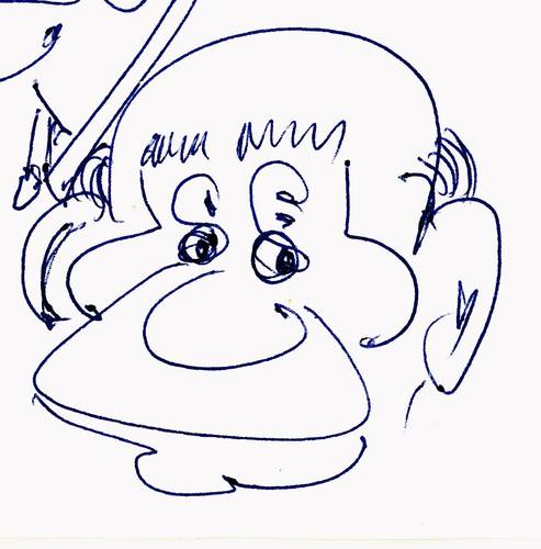 Cartoon: Kritzel (medium) by manfredw tagged kritzel,charakter,face,gesicht