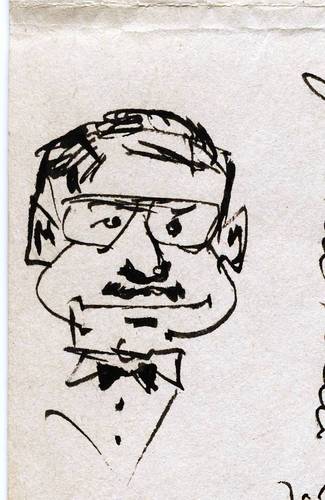 Cartoon: Kritzel (medium) by manfredw tagged kritzel,charakter,kopf,fliege,pinsel