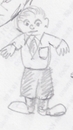 Cartoon: Kritzelei (small) by manfredw tagged bub,boy,brav,ordentlich,selten