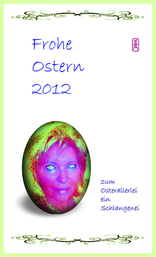 Cartoon: Frohe Ostern - Happy Easter (medium) by edda von sinnen tagged sinnen,von,edda,schlangenei,egg,snake,bunny,traditions,christian,holidays,easter,brauchtum,osterhase,feiertage,christliche,2012,osterfest