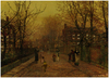 Cartoon: kleiner Ausreißer (small) by edda von sinnen tagged malerei,kunstwerke,hommage,kinder,milieu,athmosphäre,john,atkinson,grimshaw,illustration,edda,von,sinnen,art,painting,homage,children,atmosphere