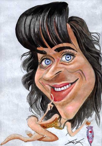 Cartoon: Katy Perry caricature (medium) by KARKA tagged katy,perry,pop