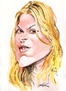 Cartoon: Ali Larter caricature (small) by KARKA tagged ali,larter,heroes,tv