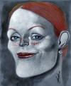 Cartoon: Julianne Moore caricature (small) by KARKA tagged julianne,moore