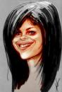 Cartoon: selena gomez sketch (small) by KARKA tagged selena,gomez,disney