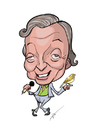 Cartoon: Karel Gott caricature (small) by tinotoons tagged gott,karel,czech,celebrity,singer,kaja,bozsky,slavik