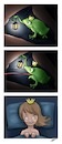 Cartoon: Once upon a time.. (small) by tinotoons tagged fairytale,frog,prince,princess,tongue,tino