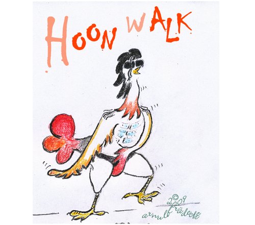 Cartoon: Hoonwalk (medium) by egodos tagged jackson,moonwalk,tanz,karikatur,usa,pop,hahn