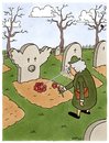 Cartoon: Sein letzter Scherz (small) by Ottitsch tagged friedhof,graveyard,clown,witwe,widow,flowers,gravestone,grabstein,herbst,trauer,tot,dead,death,sterben,dieing,joke