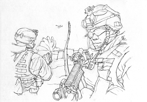 Cartoon: Soldier (medium) by Leonluk tagged soldier