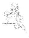Cartoon: Super dragon (small) by Leonluk tagged super,dragon