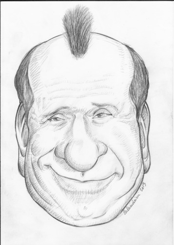 Cartoon: silvio berlusconi (medium) by davide calandrini tagged caricature,personaggi,famosi,cultura,arte,spiritualita,letteratura,disegni