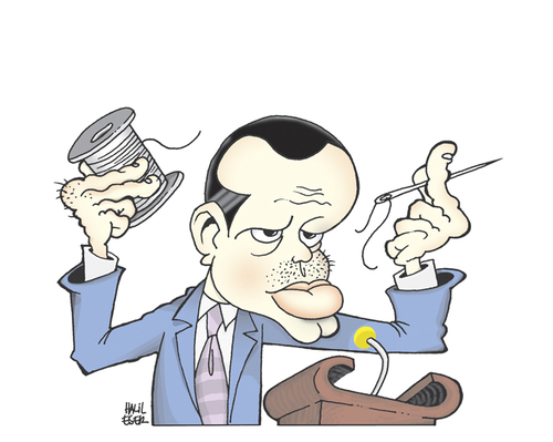 Cartoon: RECEP TAYYIP ERDOGAN (medium) by halileser tagged politics