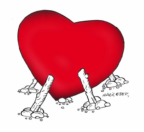Cartoon: KALP - HEART (medium) by halileser tagged 05