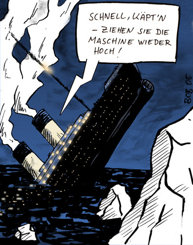 Cartoon: Titanic (medium) by bob tagged titanic