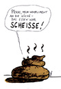 Cartoon: belle cuisine (small) by bob tagged fliegen hundescheisse französische küche kellner gast koch restaurant