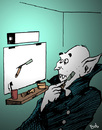 Cartoon: dracula (small) by bob tagged dracula vampir rasur
