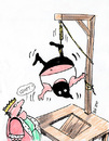Cartoon: Hangman (small) by bob tagged könig,galgen,henker,hinrichtung,bob,hack
