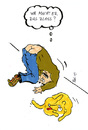 Cartoon: wie macht er das (small) by bob tagged mann,hund