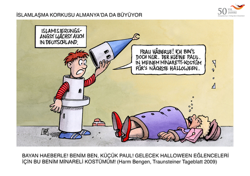 Cartoon: 50 Yil 50 Karikatür (medium) by toonpool com tagged turkey,germany,50,years,migration