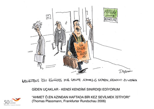 Cartoon: 50 Yil 50 Karikatür (medium) by toonpool com tagged turkey,germany,50,years,migration