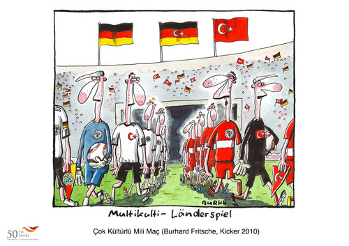 Cartoon: 50 Yil 50 Karikatür (medium) by toonpool com tagged turkey,germany,50,years,migration