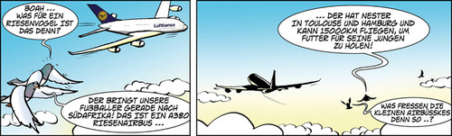 Cartoon: Airbus A380 Contest (medium) by toonpool com tagged contest,lufthansa,airbus380,airbus,flugzeug,plane