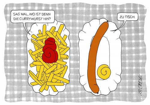 Cartoon: CURRY WURST CONTEST 030 (medium) by toonpool com tagged currywurst,contest