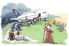 Cartoon: Airbus A380 Contest (small) by toonpool com tagged lufthansa airbus380 airbus plane flugzeug contest