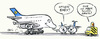 Cartoon: Airbus A380 Contest (small) by toonpool com tagged lufthansa,airbus380,airbus,plane,flugzeug,contest