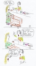 Cartoon: Neulich im Supermarkt (small) by Busch Cartoons tagged tüte,plastiktüte,geld,kasse,supermarkt,aldi,lidl,kassiererin,käufer,einkauf,pfand