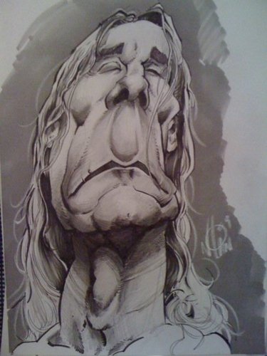 Cartoon: Iggy Pop Caricature (medium) by nolanium tagged iggy,pop,caricature,nolan,harris,nolanium