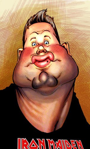 Cartoon: Nolan Harris Caricature (medium) by nolanium tagged nolan,harris,caricature,self,nolanium