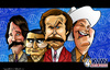 Cartoon: Anchorman Caricature (small) by nolanium tagged caricature,ron,burgundy,anchorman,will,farrell,paul,rudd,steve,carrell,nolan,harris,nolanium,movie,comedy