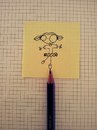 Cartoon: Ballerina (small) by Post its of death tagged tanz,stift,ballerina