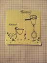 Cartoon: Der Pelikran (small) by Post its of death tagged pelikan