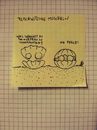 Cartoon: Flachwitzmuscheln (small) by Post its of death tagged muscheln